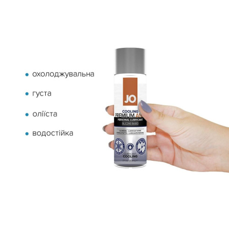 Смазка на силиконовой основе System JO ANAL PREMIUM - COOLING (60 мл) || Змазка на силіконовій основі System JO ANAL PREMIUM — COOLING (60 мл)