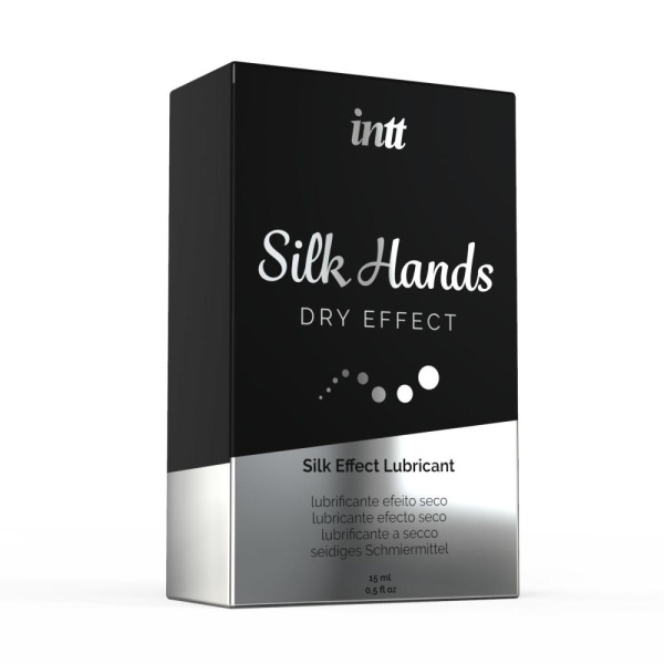 Ультрагуста силіконова змазка Intt Silk Hands (15 мл) з матовим ефектом, шовковистий ефект Ультрагуста силіконова змазка Intt Silk Hands (15 мл) з матовим ефектом, шовковистий ефект