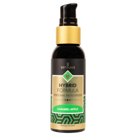 Змазка водно-силіконова Sensuva Hybrid Caramel Apple (57 мл) без цукру, можна для оральних пестощів Змазка водно-силіконова Sensuva Hybrid Caramel Apple (57 мл) без цукру, можна для оральних пестощів
