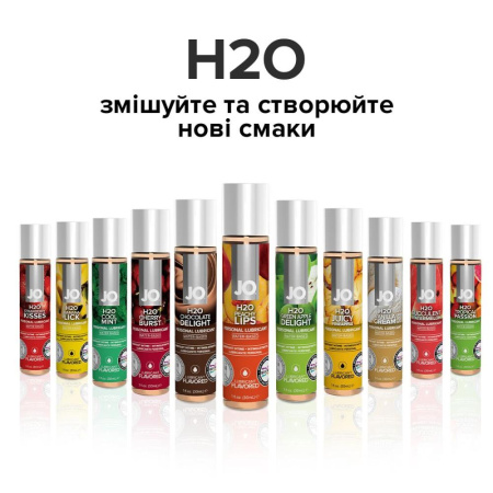 Смазка на водной основе System JO H2O — Peachy Lips (120 мл) без сахара, растительный глицерин || Змазка на водній основі System JO H2O — Peachy Lips (120 мл) без цукру, рослинний гліцерин