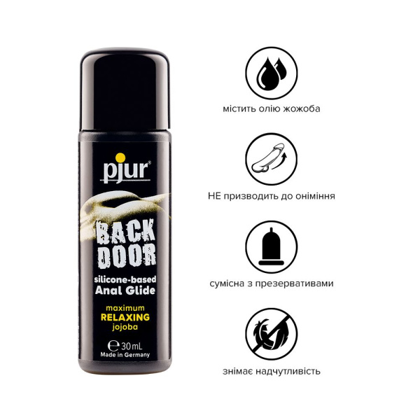 Анальная смазка pjur backdoor anal Relaxing jojoba silicone 30 мл на силиконовой основе с жожоба Анальная смазка pjur backdoor anal Relaxing jojoba silicone 30 мл на силиконовой основе с жожоба