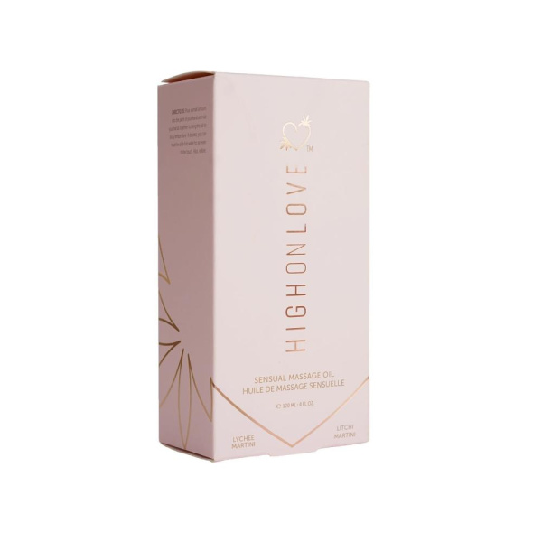 Массажное масло HighOnLove Massage Oil - Lychee Martini (120 мл) с маслом семян конопли Массажное масло HighOnLove Massage Oil - Lychee Martini (120 мл) с маслом семян конопли
