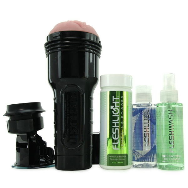 Мастурбатор Fleshlight Pink Lady Original Value Pack: присоска, смазка, чистящее и восстанавливающее Мастурбатор Fleshlight Pink Lady Original Value Pack: присоска, смазка, чистящее и восстанавливающее