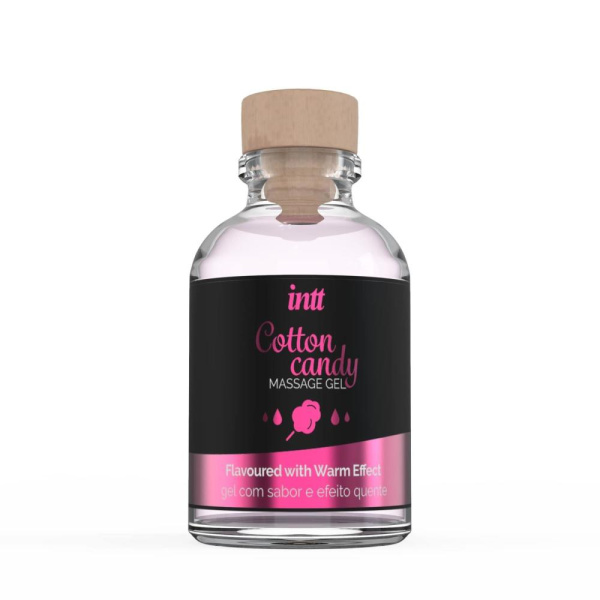 Массажный гель для интимных зон Intt Cotton Candy (30 мл) разогревающий Массажный гель для интимных зон Intt Cotton Candy (30 мл) разогревающий
