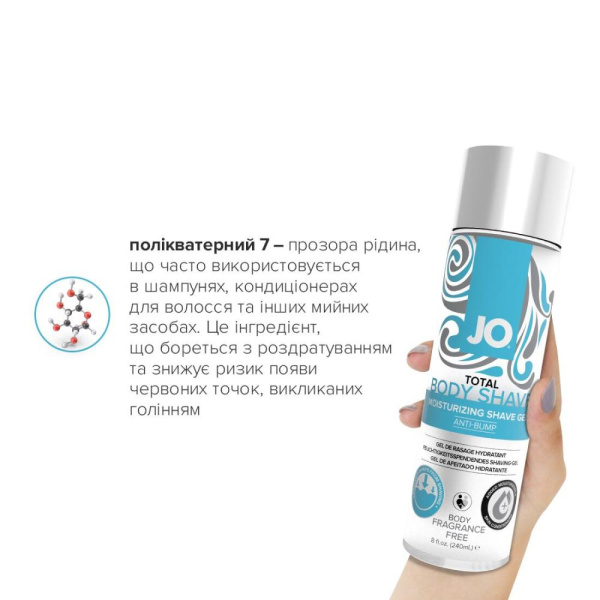 Гель для бритья System JO TOTAL BODY - Anti-bump Intimate Shaving Gel (240 мл) увлажняющий Гель для бритья System JO TOTAL BODY - Anti-bump Intimate Shaving Gel (240 мл) увлажняющий