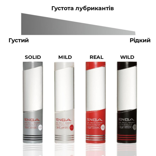 Лубрикант стандартной консистенции Tenga Hole Lotion Real (170 мл) на водной основе, универсальный Лубрикант стандартной консистенции Tenga Hole Lotion Real (170 мл) на водной основе, универсальный