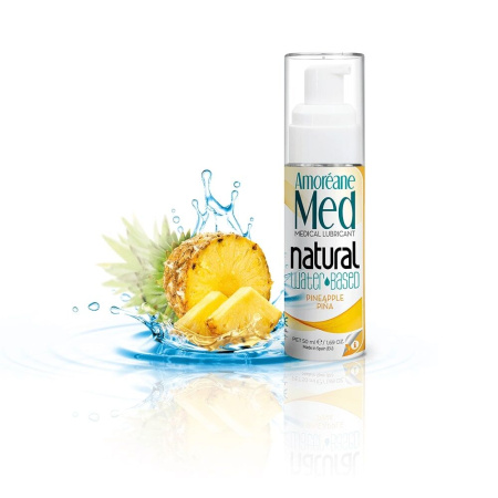Лубрикант на водной основе с экстрактом фитопланктона Amoreane Pineapple (50 мл), морской коллаген Лубрикант на водной основе с экстрактом фитопланктона Amoreane Pineapple (50 мл), морской коллаген