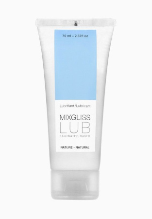 Лубрикант на водній основі MixGliss LUB NATURE (70 мл) з алантоїну і екстрактом алое Лубрикант на водній основі MixGliss LUB NATURE (70 мл) з алантоїну і екстрактом алое