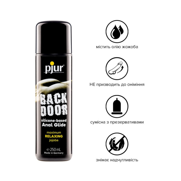 Анальная смазка pjur backdoor anal Relaxing jojoba silicone 250 мл на силиконовой основе с жожоба Анальная смазка pjur backdoor anal Relaxing jojoba silicone 250 мл на силиконовой основе с жожоба
