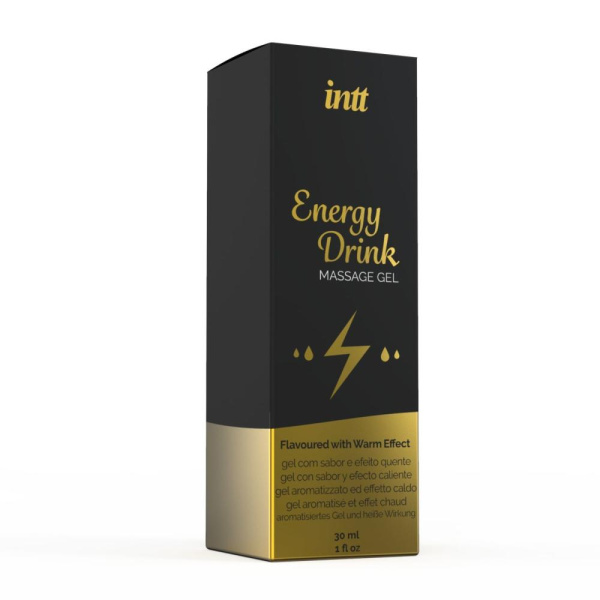 Массажный гель для интимных зон Intt Energy Drink (30 мл) разогревающий Массажный гель для интимных зон Intt Energy Drink (30 мл) разогревающий