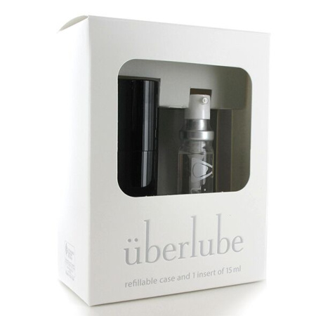 Преміум лубрикант 3в1 на силіконовій основі Uberlube Good-to-Go Black (15 мл) + кейс Преміум лубрикант 3в1 на силіконовій основі Uberlube Good-to-Go Black (15 мл) + кейс